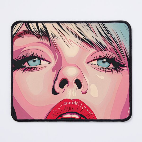 Item preview, Dramatic Female Expression in Graphic Style designed and sold by Piotrek0001.
