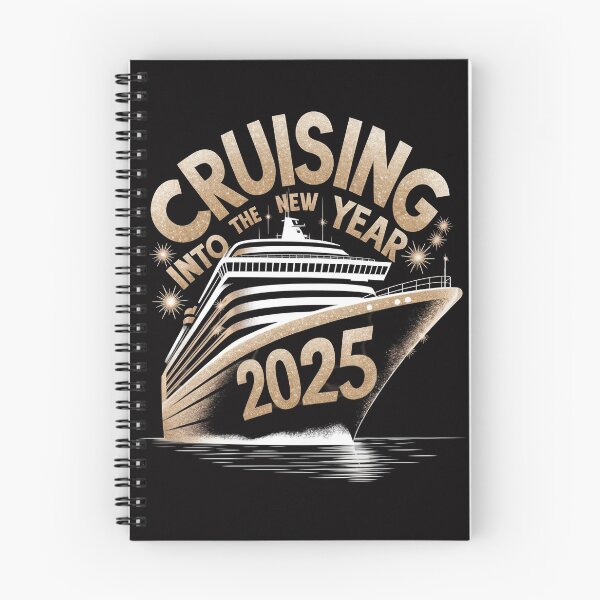 Item preview, Camisetas navideñas para las vacaciones familiares de crucero hacia el Año Nuevo 2025 designed and sold by InspireSticker.
