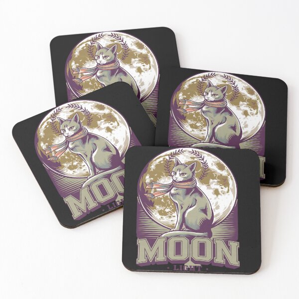 Item preview, Cat in the moonlight - Beauty in the moonlight - Cats in the night designed and sold by JansenGS.