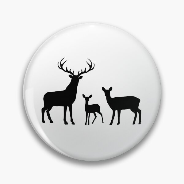 Item preview, Family Of Deer silhouette designed and sold by MagnoliaLake.