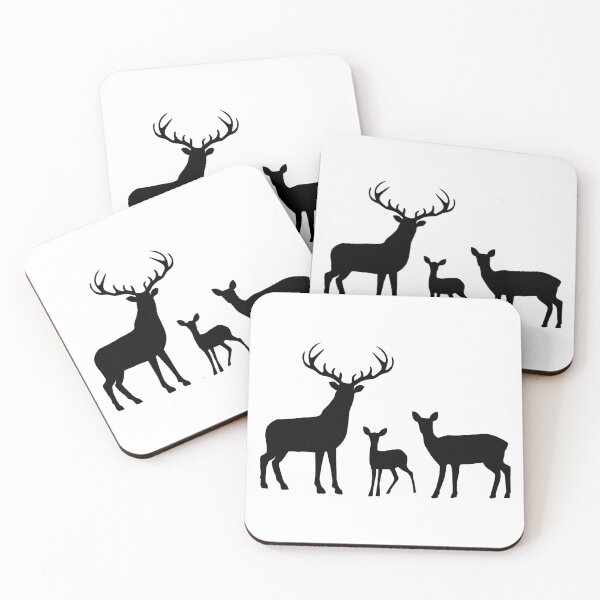 Item preview, Family Of Deer silhouette  designed and sold by MagnoliaLake.
