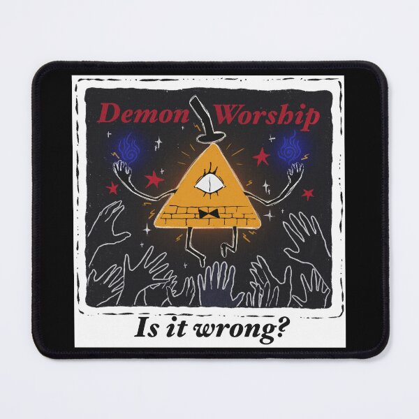 Item preview, Bill Cipher, demon worship  designed and sold by PineConesShop.