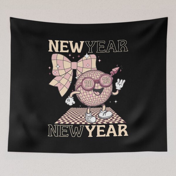 Item preview, Retro New Year 2025 designed and sold by RockBeeDesigns.