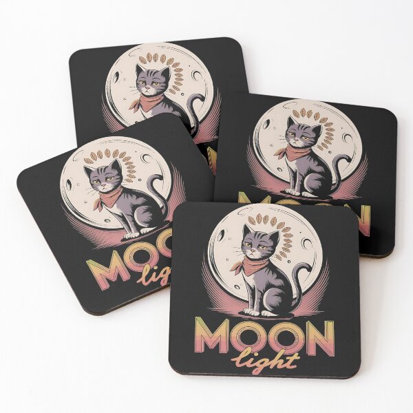 Item preview, Cat in the moonlight - Beauty in the moonlight - Cats in the night designed and sold by JansenGS.