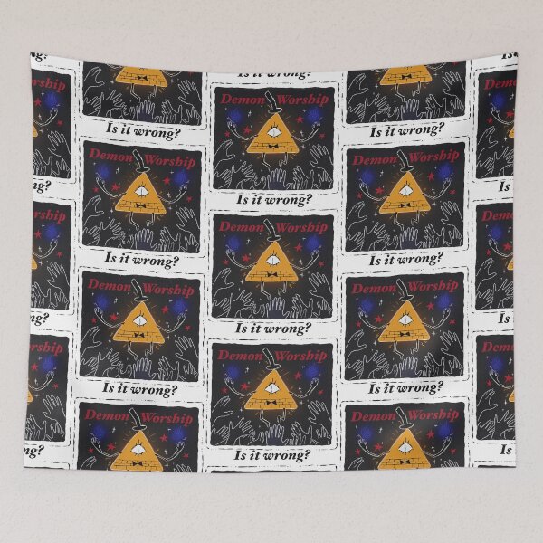 Item preview, Bill Cipher, demon worship  designed and sold by PineConesShop.