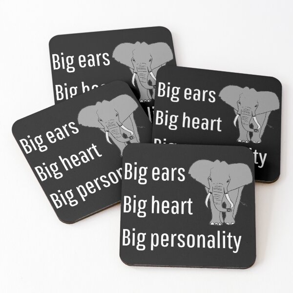 Item preview, Big Ears, Big Heart, Big Personality - white designed and sold by VasInd.