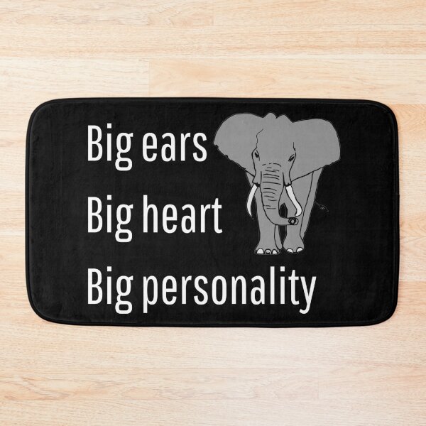 Item preview, Big Ears, Big Heart, Big Personality - white designed and sold by VasInd.