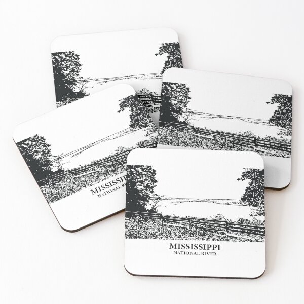 Item preview, Mississippi National River designed and sold by Lakeric Cityscapes.