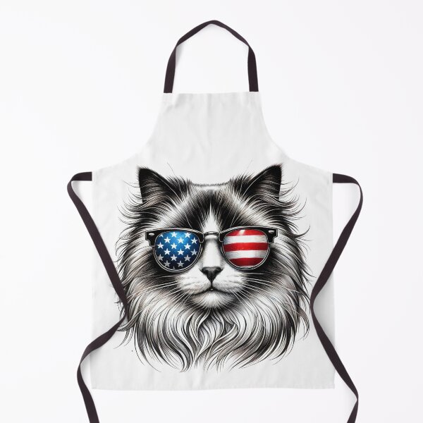 Item preview, Ragdoll Cat 4th of July Shirt - Patriotic Sunglasses Design designed and sold by BlankCanvasHaHa.