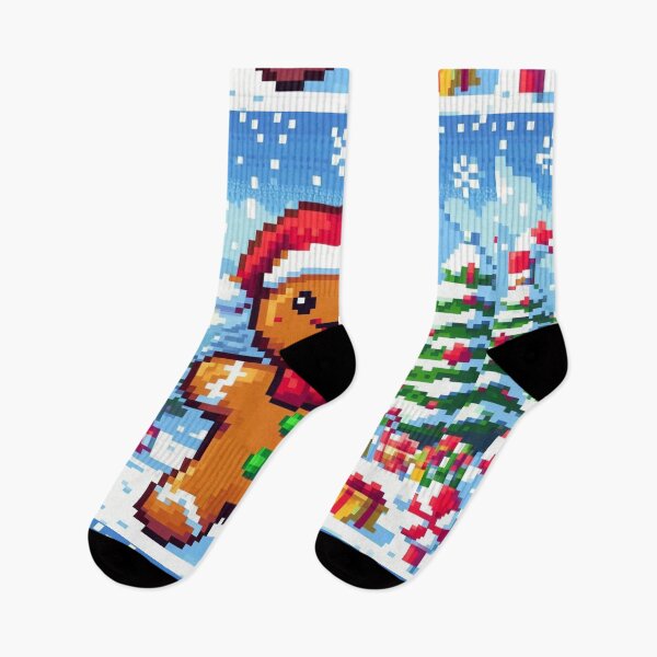 Item preview, Funny and cute pixelated Christmas gingerbread man, Holiday theme, festive cookie, Christmas sweets designed and sold by Sugar Wisdom .