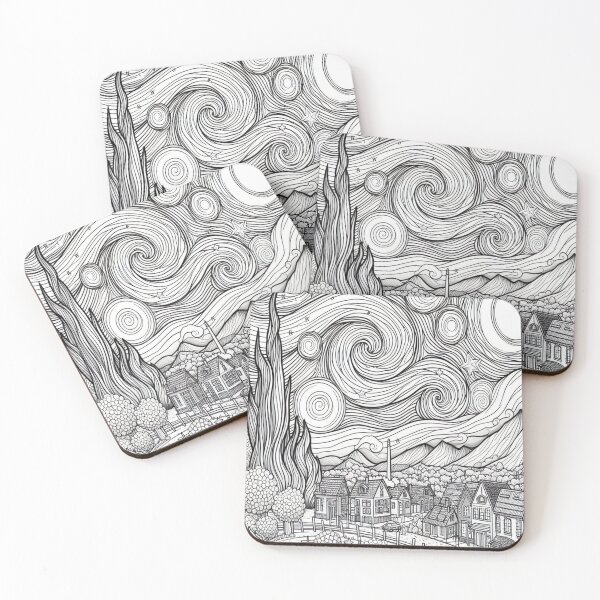 Item preview, starry night designed and sold by tiendalu.