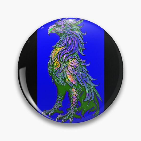 Item preview, Blue  Iridescent Griffin - fantasy designed and sold by Earth Nature Creations.