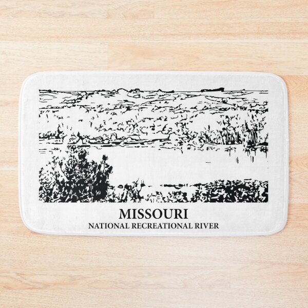Item preview, Missouri National Recreational River designed and sold by Lakeric Cityscapes.