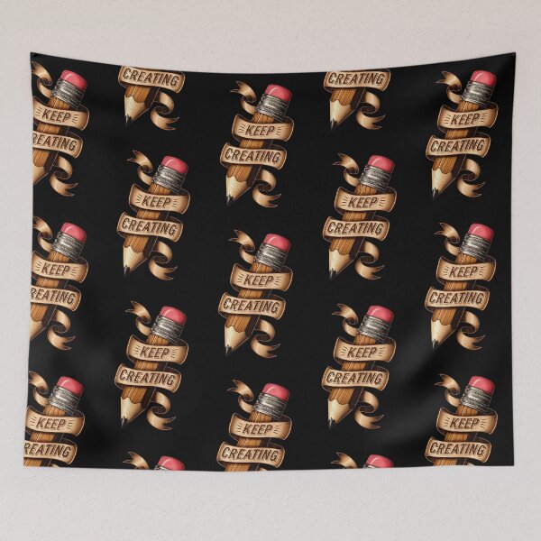 Item preview, Keep Creating Motivation Art designed and sold by Exodoi.