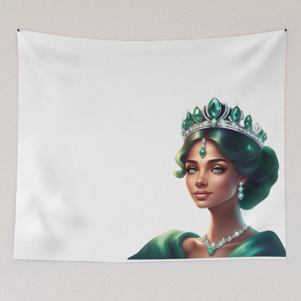 Aperçu de l'œuvre Belle princesse diadème créée et vendue par PRINTLAN.