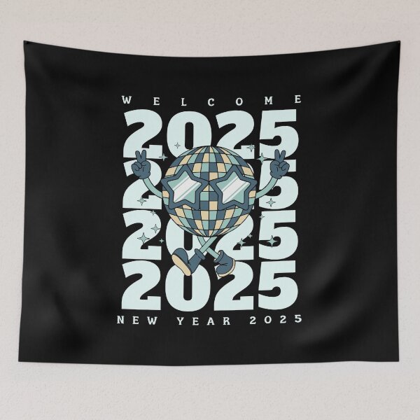 Item preview, Welcome New Year 2025 designed and sold by RockBeeDesigns.