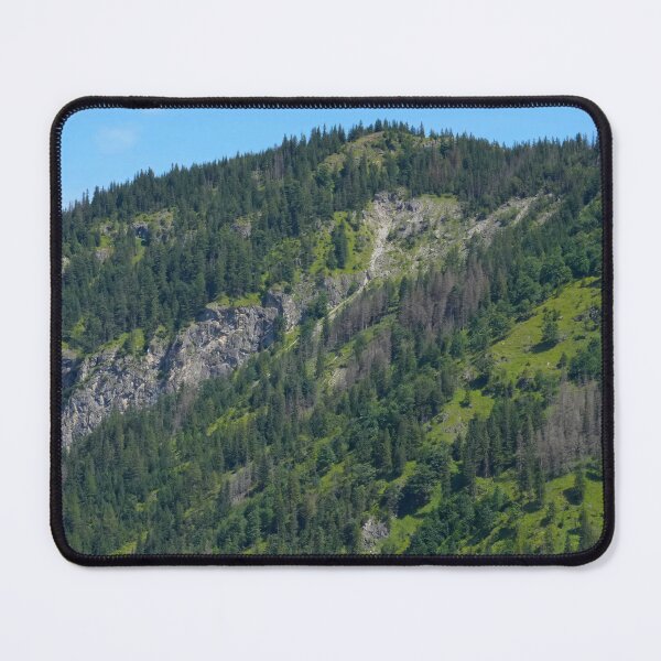 Item preview, Scenic Mountain Landscape with Green Pine Forests designed and sold by Piotrek0001.