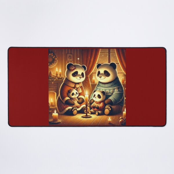 Item preview, Panda Family's Winter Magic designed and sold by LegademaArt.
