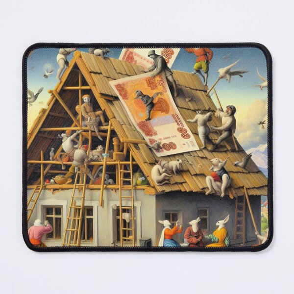 Item preview, Patching the Roof with rubles designed and sold by daweave77.