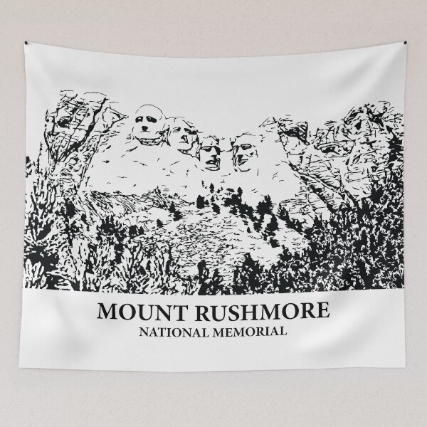 Item preview, Mount Rushmore National Memorial designed and sold by Lakeric Cityscapes.