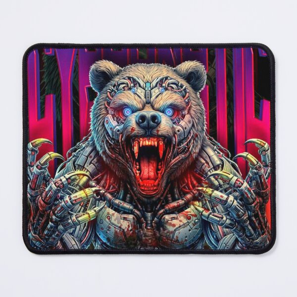 Item preview, Cyberpunk Metallic Bear designed and sold by UZRWRLD .