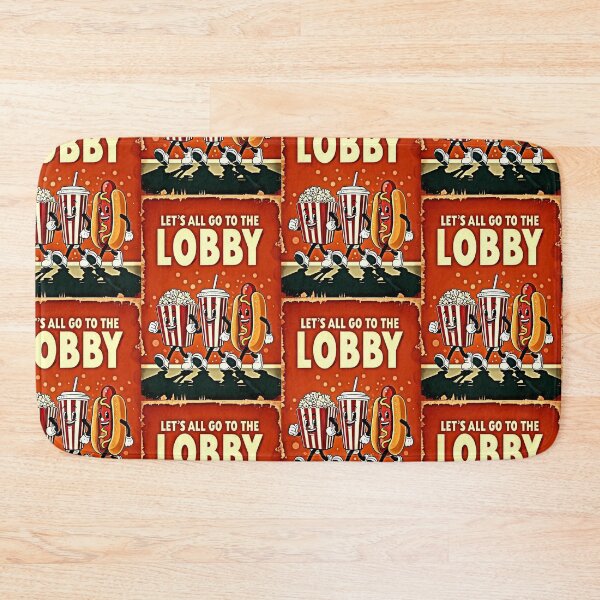 Artikelvorschau, Lasst uns alle in die Lobby gehen - Popcorn-Meme - Perfekt für Filmliebhaber und Snack-Enthusiasten entworfen und verkauft von Earth Nature Creations.