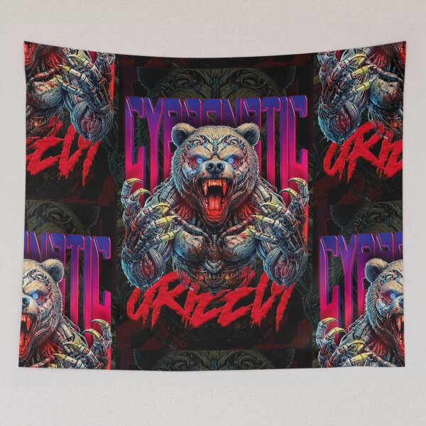 Item preview, Cyberpunk Metallic Bear designed and sold by UZRWRLD .