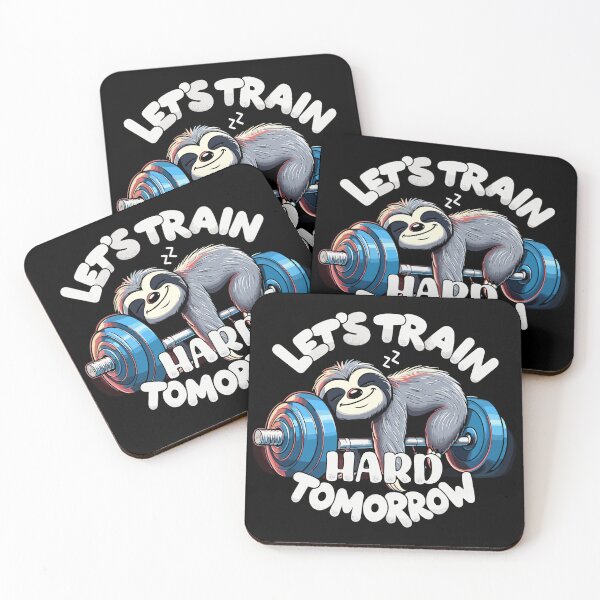 Item preview, Morning workout sloth funny gym gift designed and sold by Pineapple-Tree.
