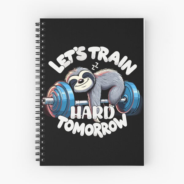 Item preview, Morning workout sloth funny gym gift designed and sold by Pineapple-Tree.