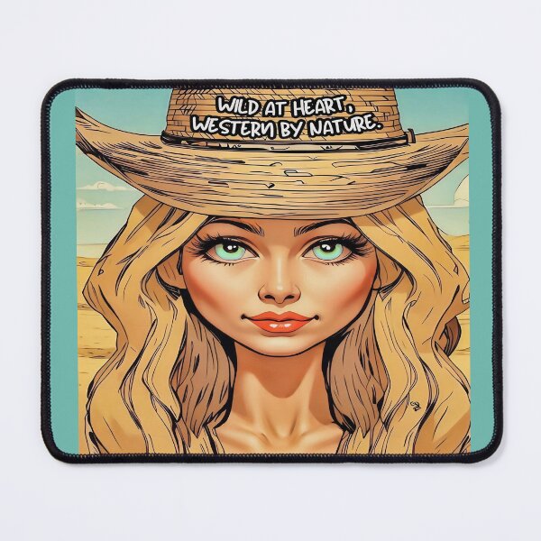 Item preview, Western Charm: Cowgirl Portrait Art designed and sold by gleefulme.