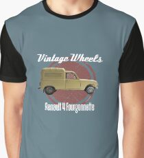 Vintage Räder - Renault 4 Fourgonnette Grafik T-Shirt