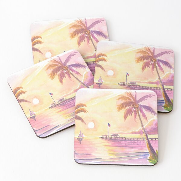 Item preview, Sundowner Pier in Key West with Vanilla Sky designed and sold by artshop77.
