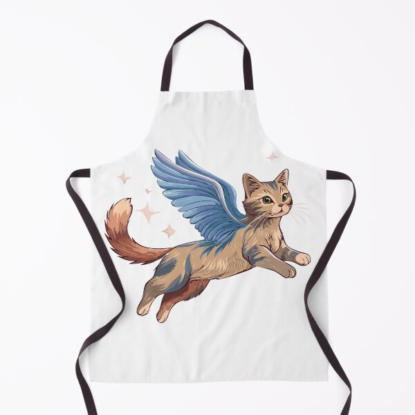 Item preview, Flying Cat with Blue Wings designed and sold by hutech.