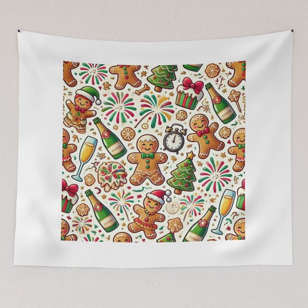 Item preview, Ginger Man New Year Pattern designed and sold by ArtQueen777.