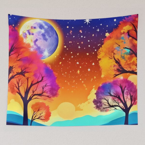 Item preview, Moonlit Autumn Dream designed and sold by Health And Fitness Posts e-Store.
