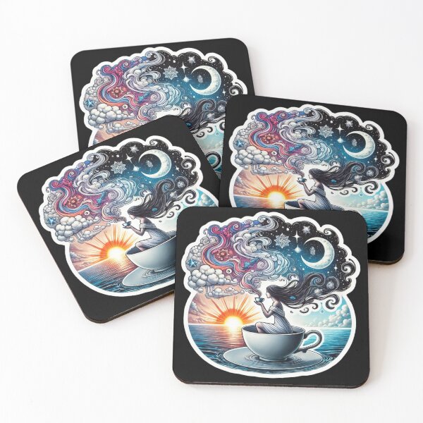 Item preview, Woman Drinking Tea designed and sold by PinUpPizzazz.