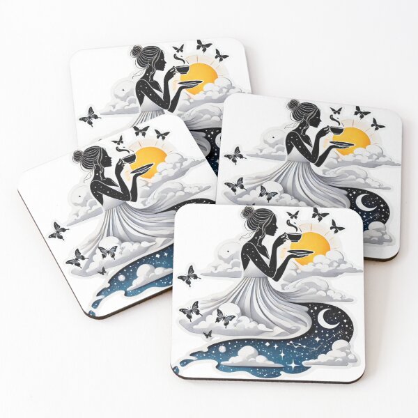 Item preview, Woman Drinking Tea designed and sold by PinUpPizzazz.