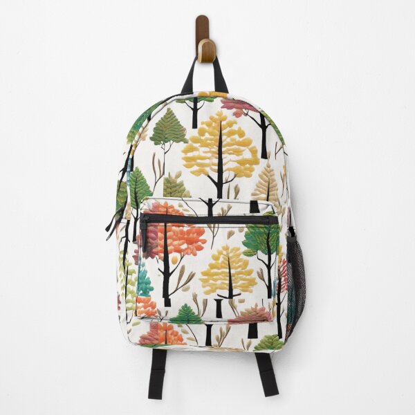 Item preview, Multicolor Tree Embroidery designed and sold by Ciervo Primavera.