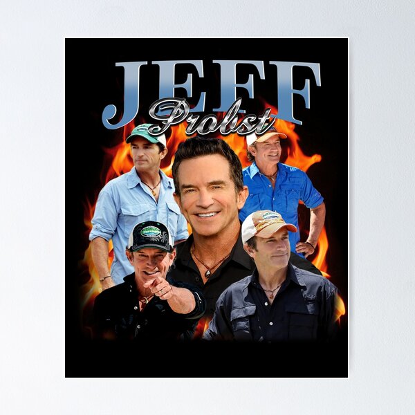 Item preview, Vintage Jeff Probst 90s Bootleg Style designed and sold by rhillustrations.