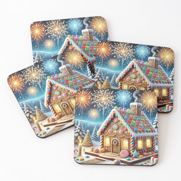 Item preview, Ginger House New Year Theme designed and sold by ArtQueen777.