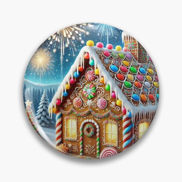 Item preview, Ginger House New Year Theme designed and sold by ArtQueen777.