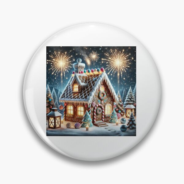 Item preview, Ginger House with Fireworks designed and sold by ArtQueen777.