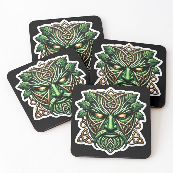 Item preview, Celtic Greenman Print designed and sold by PinUpPizzazz.