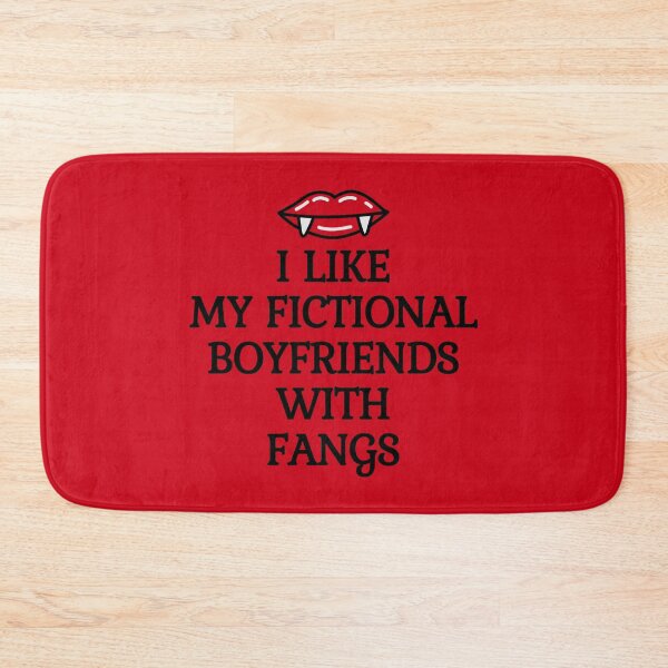 Item preview, I like my fictional boyfriends with fangs designed and sold by Megurix.