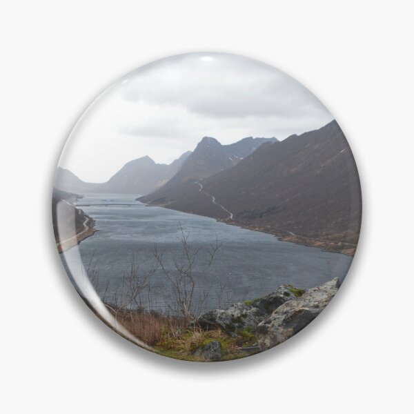 Item preview, Autumn Landscape in Majestic Fjord in Senja Northern Norway designed and sold by CarolinaReina.