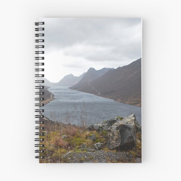 Item preview, Autumn Landscape in Majestic Fjord in Senja Northern Norway designed and sold by CarolinaReina.