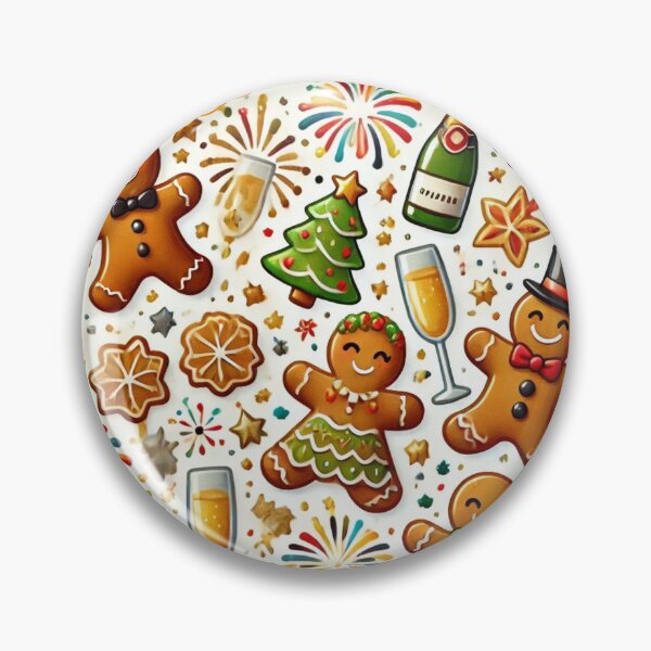 Item preview, Ginger Man New Year Pattern designed and sold by ArtQueen777.