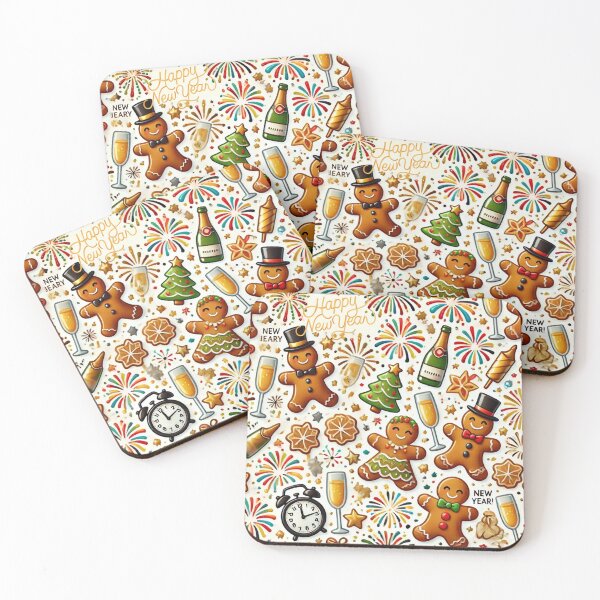 Item preview, Ginger Man New Year Pattern designed and sold by ArtQueen777.