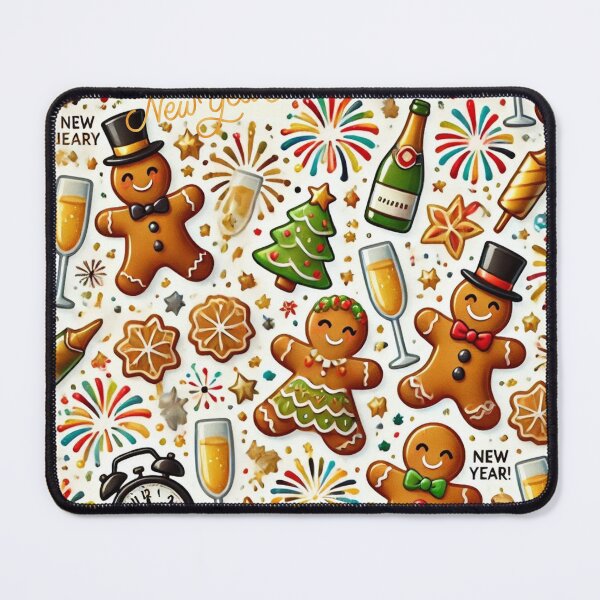 Item preview, Ginger Man New Year Pattern designed and sold by ArtQueen777.