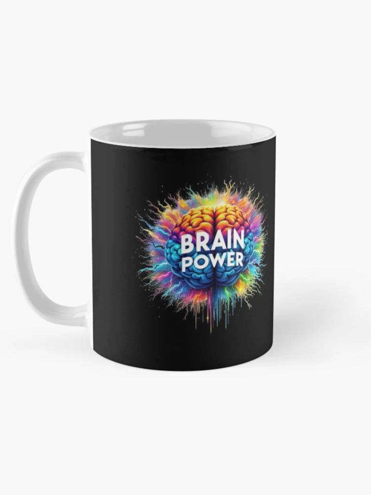 Thumbnail 5 of 6, Coffee Mug, Brain Power designed and sold by Monem-RASH.
